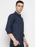 FERYPRO Men’s Printed Casual Dotted Cotton Full Sleeve Shirt - Image 6